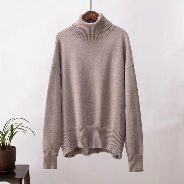 Loose knit sweater for women