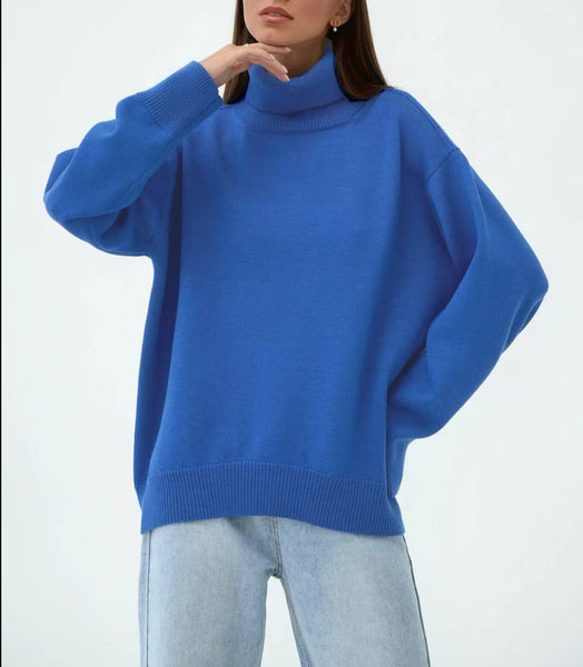 Loose knit sweater for women