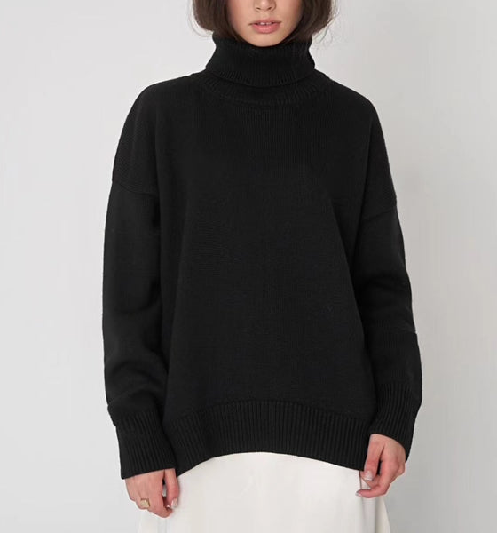 Loose knit sweater for women