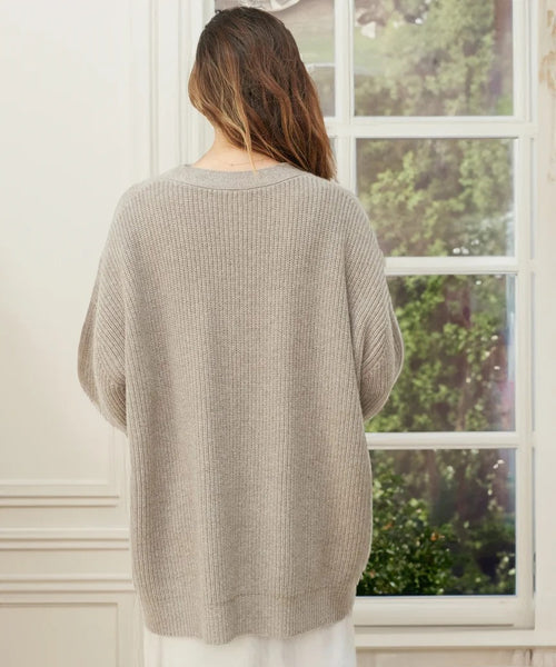 V-Neck Long Sleeve Sweater