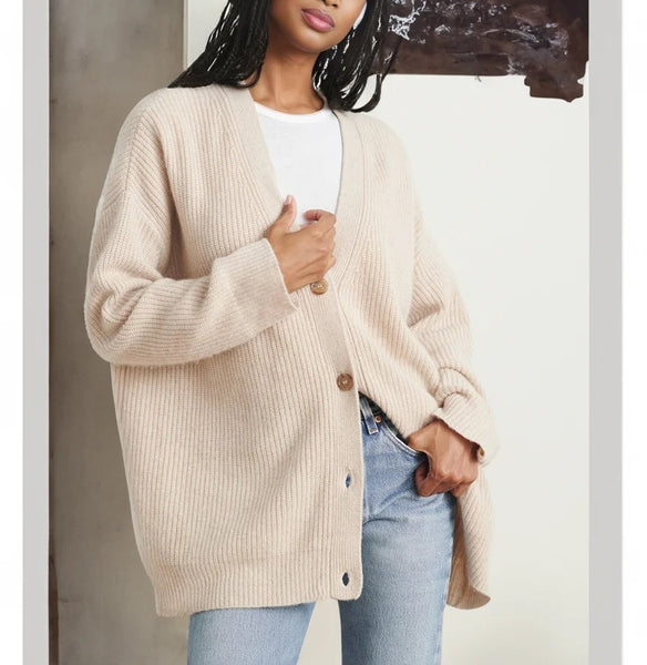 V-Neck Long Sleeve Sweater