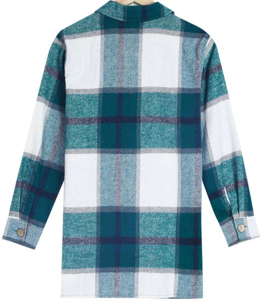 Back in the Days Plaid Cardigan Jacket