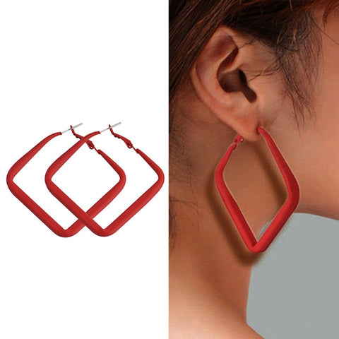 Geometric Metal Earrings for Women Jewelry Gift Irregular Circle Square Earrings Femme Cold Fashion Korean Women's Earrings 2022